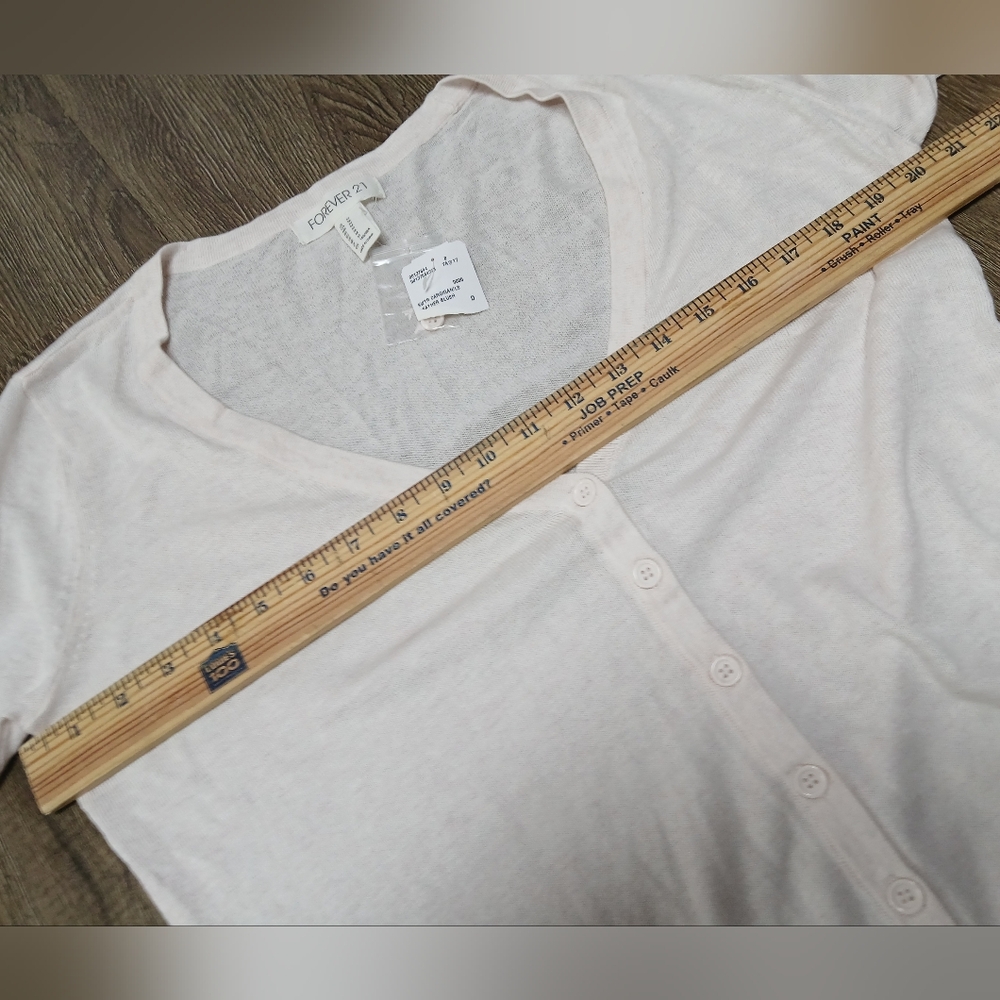 Forever 21 Light Cream Cardigan Sweater - Picture 4 of 7